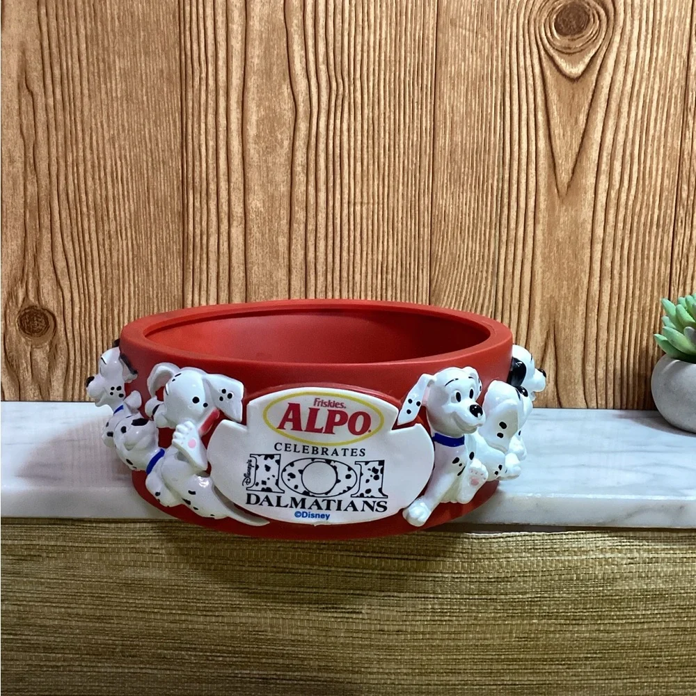 Vintage Friskies Alpo Disney 101 Dalmatians Dog Bowl